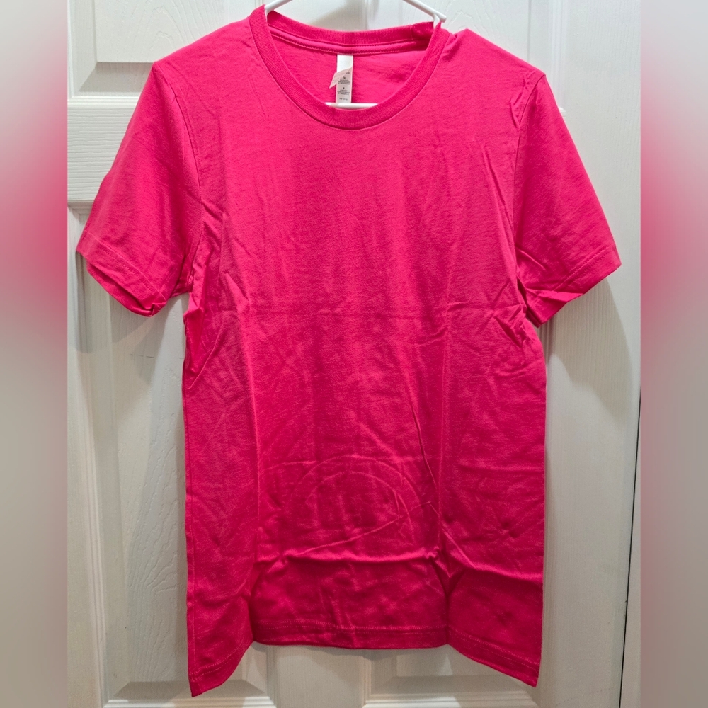 Unisex Bella Canvas Fuchsia Tee, S,M,L or XL, price Is For 1